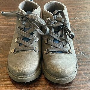 Carter's Olive Green Lace-Up Kids Boots